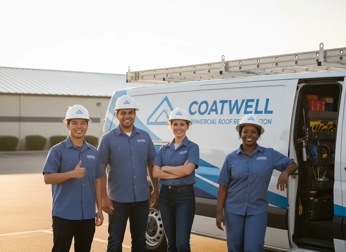 Commercial roof coating company in Hartford, IA